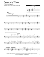 Separate Ways (Worlds Apart) - Journey drum sheet music
