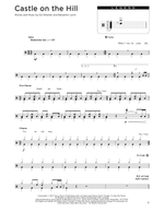 Castle on the Hill - Ed Sheeran drum sheet music