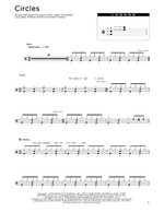 Circles - Post Malone drum sheet music