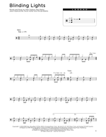 Blinding Lights - The Weeknd drum sheet music