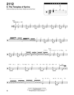 2112: II. the Temples of Syrinx - Rush drum sheet music