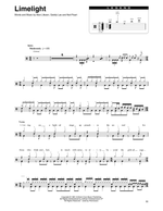 Limelight - Rush drum sheet music