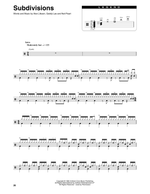 Subdivisions - Rush drum sheet music