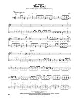 The End - The Beatles drum sheet music