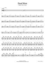 Dead Mom Sophia Anne Caruso Full Drum Transcription / Drum Sheet Music COPYDRUM