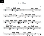 No Me Soltaras Rojo Full Drum Transcription / Drum Sheet Music Drum Sheet MX