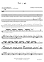 This Is Me Woodstock City Church Band Full Drum Transcription / Drum Sheet Music COPYDRUM