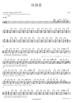 Downward (아래로) Maya (마야) Full Drum Transcription / Drum Sheet Music COPYDRUM
