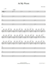 At My Worst Pink Sweats Full Drum Transcription / Drum Sheet Music COPYDRUM