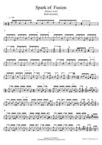 Spark of Fusion (Drum Cover) Mark Kosinsky Full Drum Transcription / Drum Sheet Music COPYDRUM