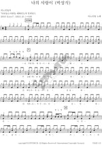 My Love (나의 사랑이) ANOINTING (어노인팅) Full Drum Transcription / Drum Sheet Music COPYDRUM
