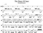 The Diary of Jane Breaking Benjamin Full Drum Transcription / Drum Sheet Music Cyril Mayer