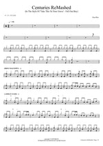 Centuries ReMashed (In The Style Of 'Take This Yo Your Grave' Fall Out Boy) New.Wav Full Drum Transcription / Drum Sheet Music COPYDRUM