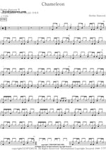 Chameleon Herbie Hancock Full Drum Transcription / Drum Sheet Music COPYDRUM