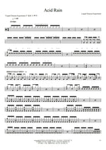 Acid Rain Liquid Tension Experiment Full Drum Transcription / Drum Sheet Music COPYDRUM