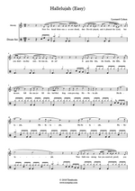 Hallelujah - Leonard Cohen drum sheet music