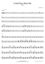 Could Have Been Me - Halsey drum sheet music