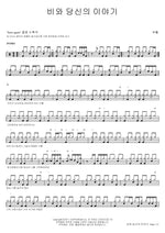 The Story of Rain and You (비와 당신의 이야기) BooHwal (부활) Full Drum Transcription / Drum Sheet Music COPYDRUM