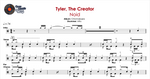 Noid Tyler, the Creator Full Drum Transcription / Drum Sheet Music Chef Cook