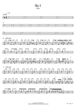 Be I - Hebi (헤비) drum sheet music