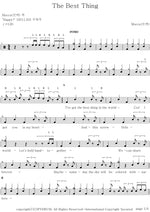 The Best Thing Mocca Full Drum Transcription / Drum Sheet Music COPYDRUM