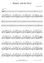 Runnin' with the Devil The Bird and the Bee Full Drum Transcription / Drum Sheet Music COPYDRUM