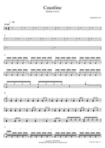 Coastline - Hollow Coves drum sheet music