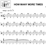 How Many More Times Led Zeppelin Full Drum Transcription / Drum Sheet Music OnlineDrummer.com