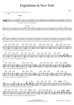Englishman In New York (Englishman In New York) Sam Kim (샘김) Full Drum Transcription / Drum Sheet Music COPYDRUM