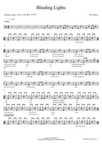 Blinding Lights The Weeknd Full Drum Transcription / Drum Sheet Music COPYDRUM