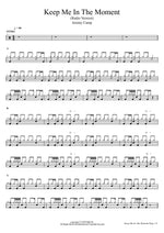 Keep Me In The Moment (Radio Version) Jeremy Camp Full Drum Transcription / Drum Sheet Music COPYDRUM