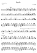 Lonely 혁오 Full Drum Transcription / Drum Sheet Music COPYDRUM