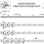 Hymn for the Greatest Generation Caspian Full Drum Transcription / Drum Sheet Music OnlineDrummer.com