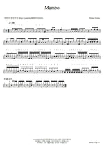 Mambo Groove 41 (from Tommy Igoe's Groove Essentials) (Drum Solo) Thomas Sienko Selection Drum Transcription / Drum Sheet Music COPYDRUM