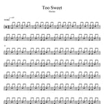 Too Sweet Hozier Full Drum Transcription / Drum Sheet Music COPYDRUM
