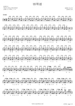Rock Island (바위섬) Kim Won Jung (김원중) Full Drum Transcription / Drum Sheet Music COPYDRUM