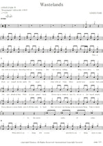 Wastelands Linkin Park Full Drum Transcription / Drum Sheet Music COPYDRUM