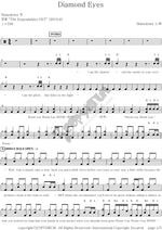 Diamond Eyes Shinedown Full Drum Transcription / Drum Sheet Music COPYDRUM
