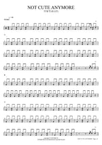 Not Cute Anymore - Illit (아일릿) drum sheet music