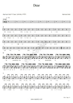 Dear (아저씨) (from the Man from Nowhere) Mad Soul Child (매드 소울 차일드) Full Drum Transcription / Drum Sheet Music COPYDRUM