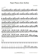 Paper Planes (feat. Kellin) One Ok Rock (ワンオクロック) Full Drum Transcription / Drum Sheet Music COPYDRUM