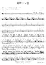 Endless Love (끝없는 사랑) Lee Sungil (이순길) Full Drum Transcription / Drum Sheet Music COPYDRUM