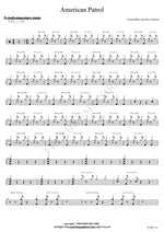 American Patrol Glenn Miller & His Orchestra Full Drum Transcription / Drum Sheet Music COPYDRUM