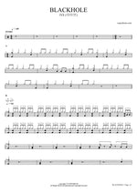 Black Hole - IVE (아이브) drum sheet music