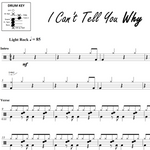 I Can't Tell You Why Eagles Full Drum Transcription / Drum Sheet Music OnlineDrummer.com