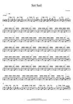 Set Sail (セット・セイル) Casiopea (カシオペア) Full Drum Transcription / Drum Sheet Music COPYDRUM