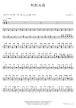 The One Who Pretends (척한사람) Go Go Boys (고고보이스) Full Drum Transcription / Drum Sheet Music COPYDRUM