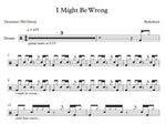 I Might Be Wrong Radiohead Full Drum Transcription / Drum Sheet Music Franki Bio