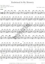 Enshrined in My Memory Timo Tolkki's Avalon Full Drum Transcription / Drum Sheet Music COPYDRUM