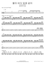 As the Water Cover the Sea (Live at Overflow2024) (물이 바다 덮음 같이) - J US (제이어스) drum sheet music